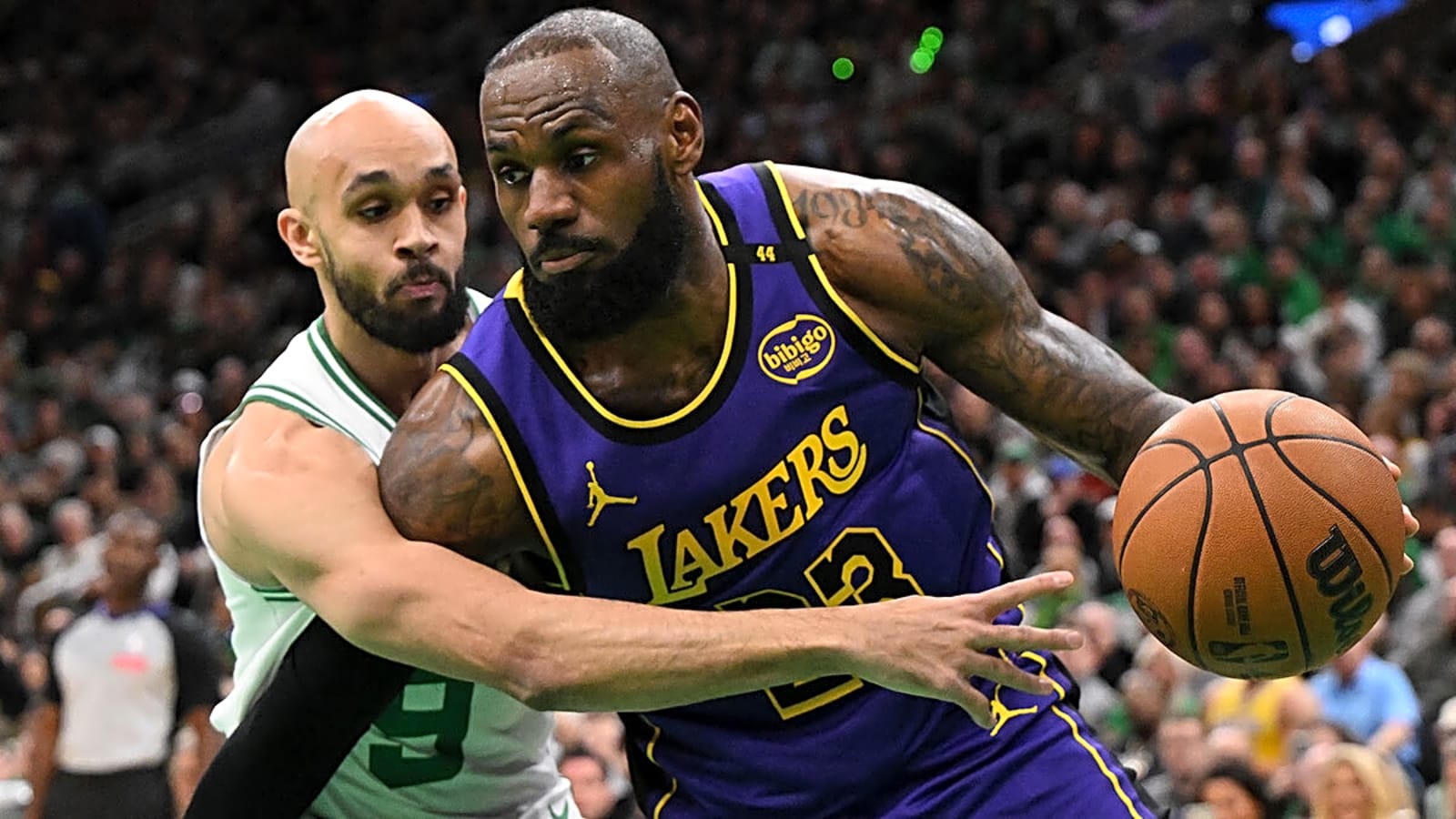 Lakers’ LeBron James shares Derrick White story to keep Bronny, Bryce ‘locked in’