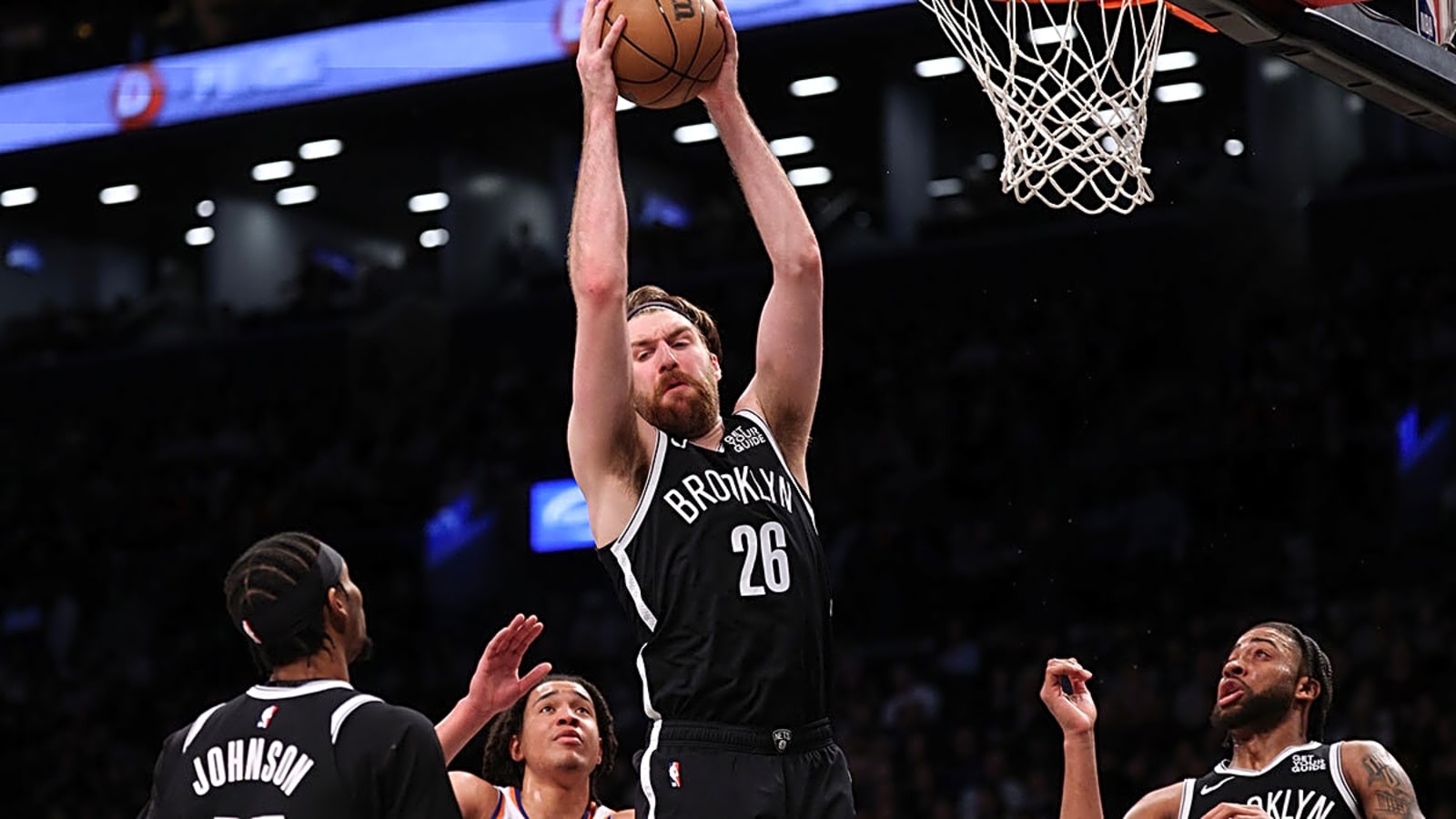 Nets’ Drew Timme brings house down with two-handed poster vs. Wizards