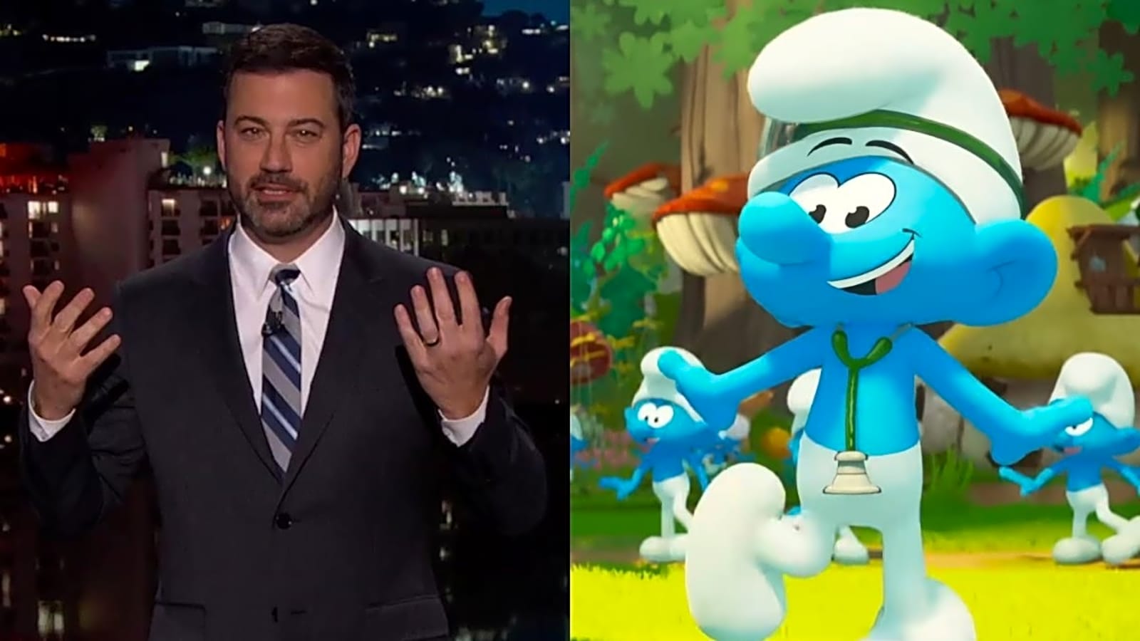Jimmy Kimmel Joins SMURFS Movie Cast