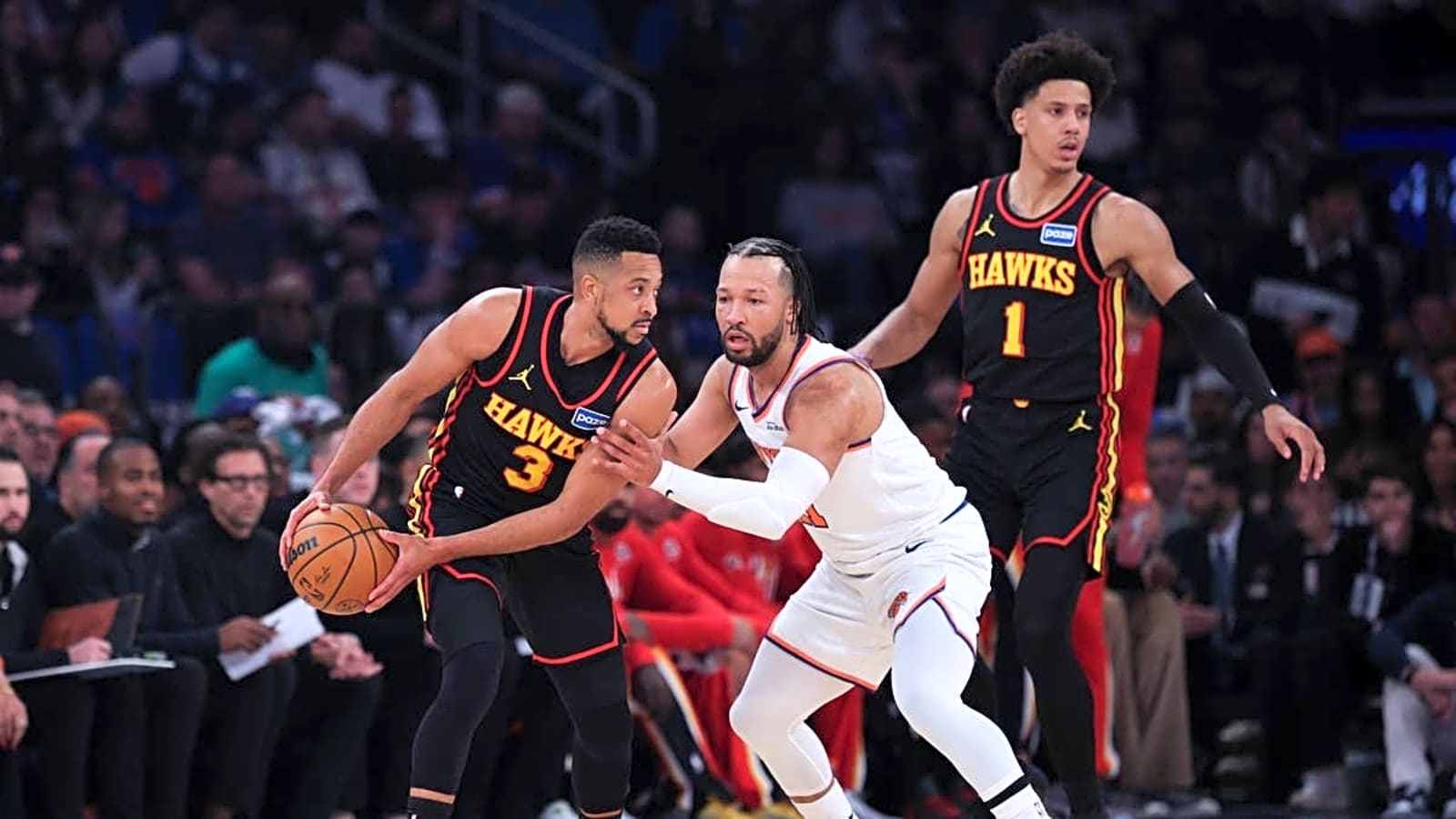 CJ McCollum Addresses Technical Foul After Jalen Brunson Incident