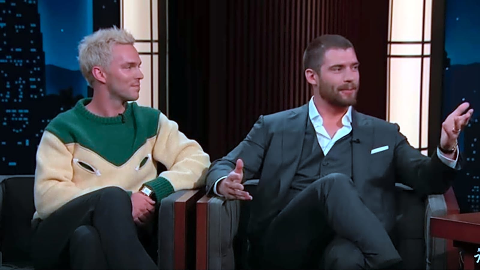 Nicholas Hoult and David Corenswet on Both Auditioning to Play Superman