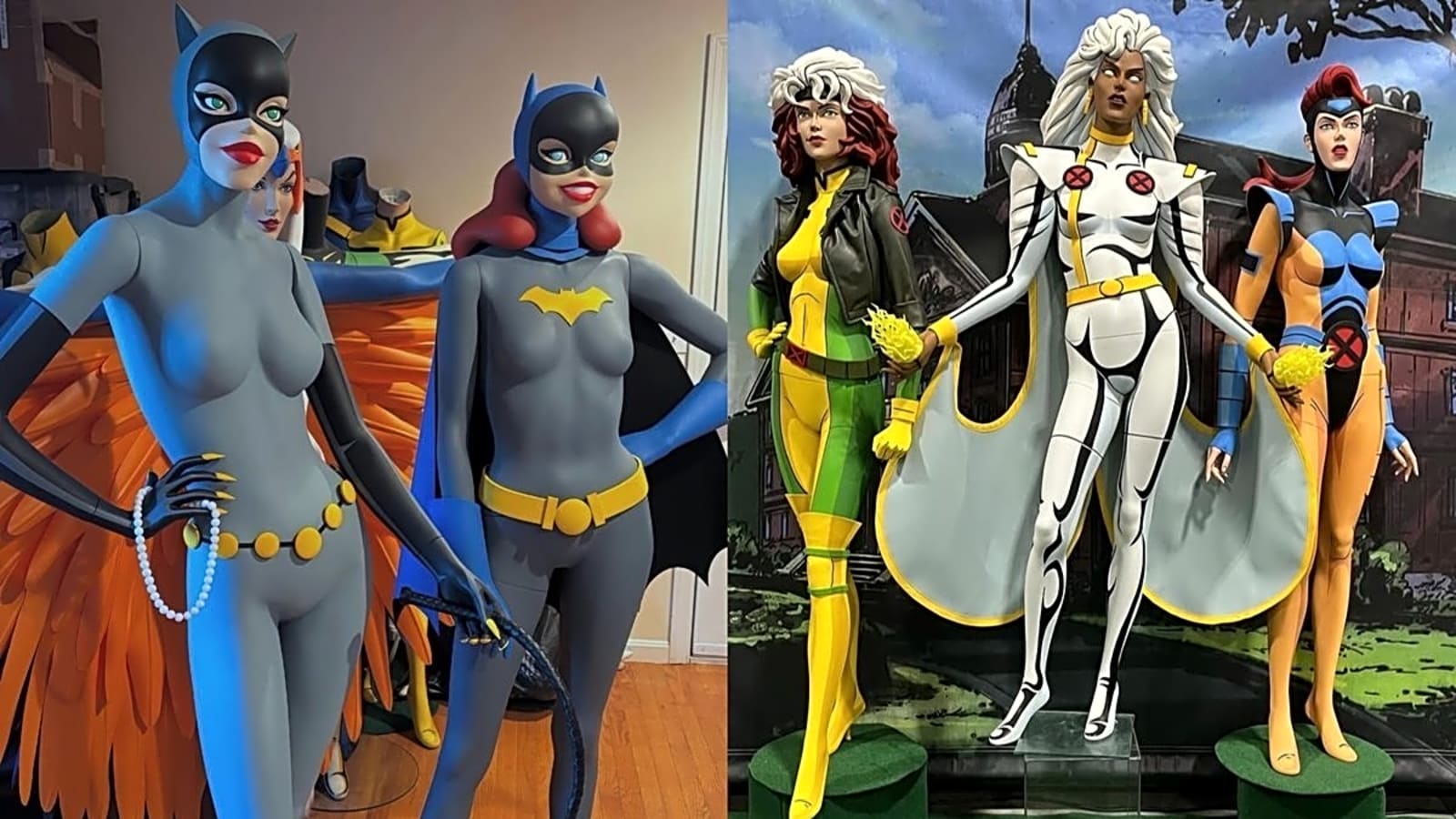 This Talented Artist Created Stunning Life-Size Mannequins Based on X-MEN, BATMAN: TAS, and More
