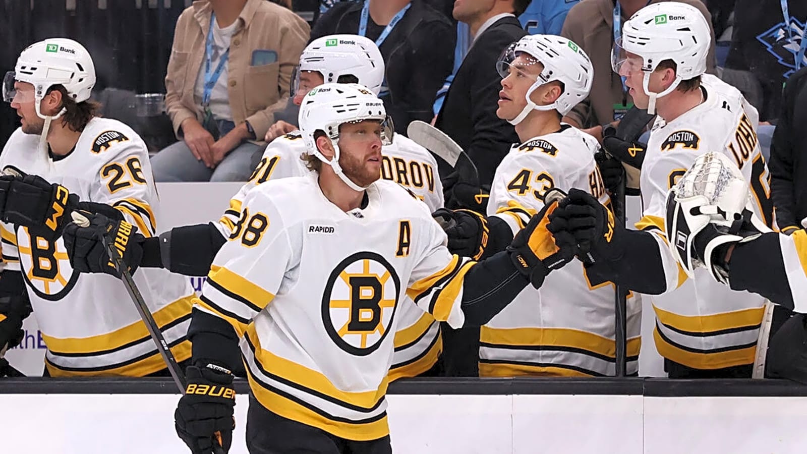 Bruins’ David Pastrnak sends ‘tough’ message after Mammoth loss