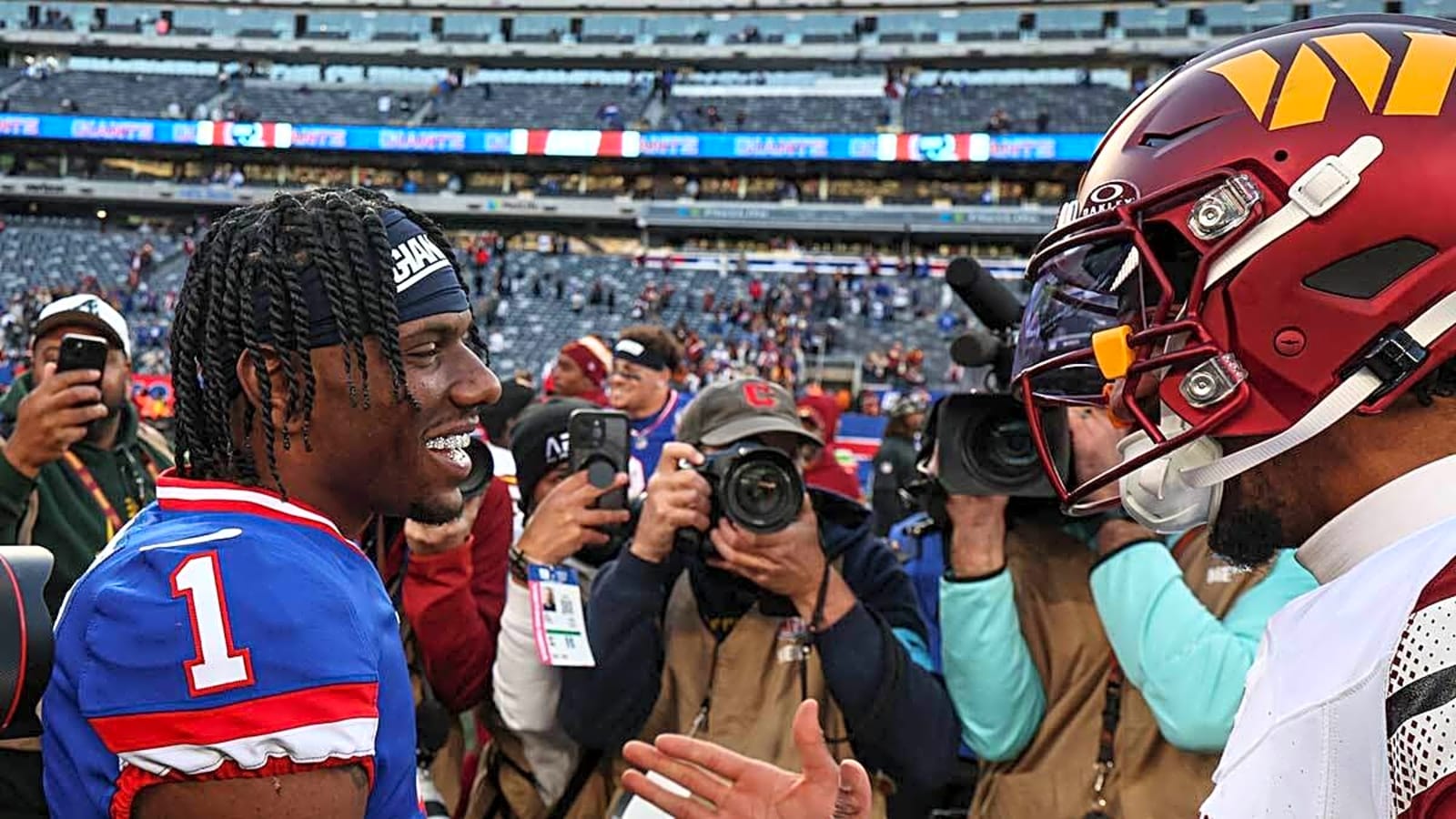 Giants’ Malik Nabers sends warning to Jayden Daniels