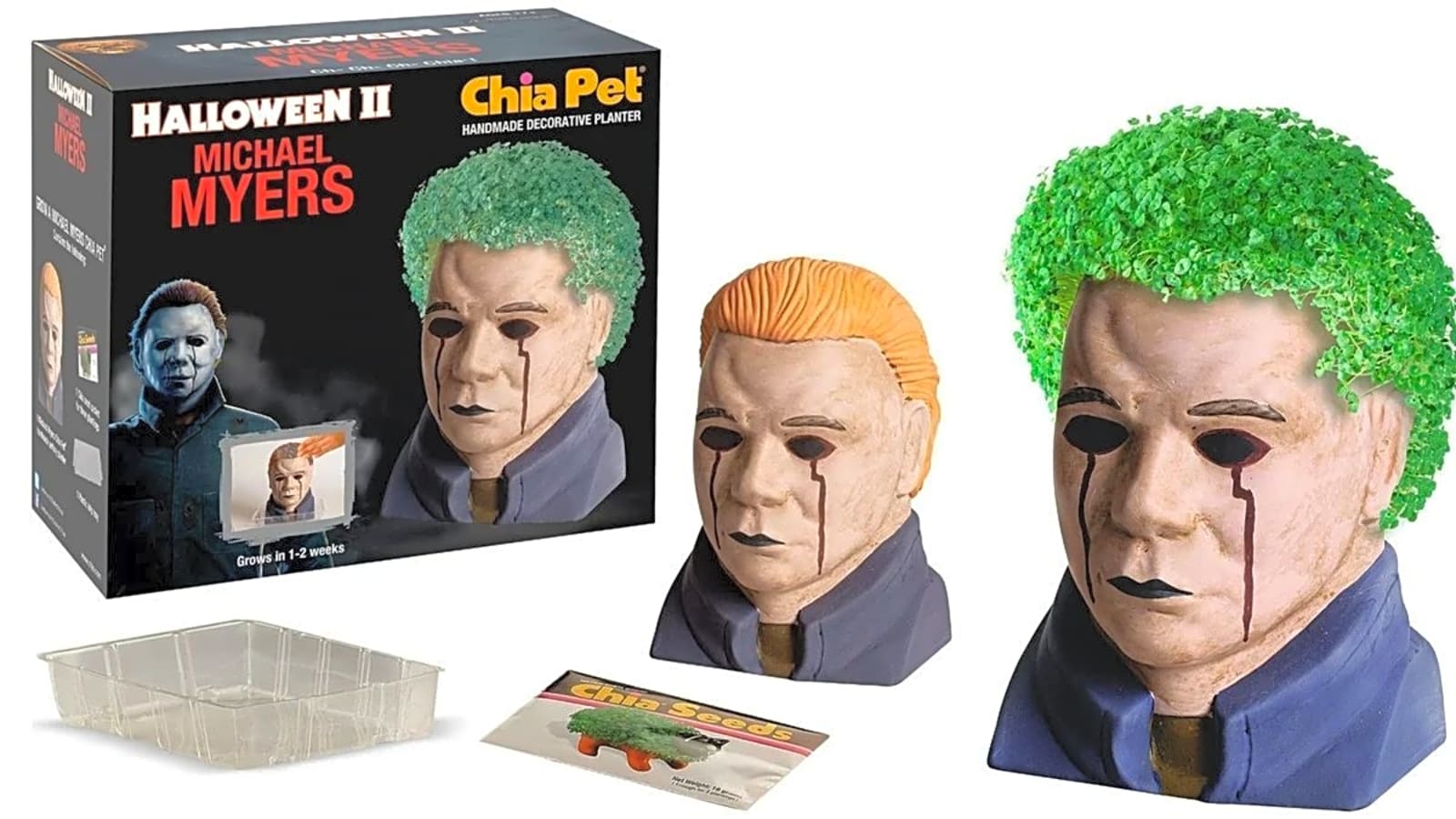 Welcome Halloween season with a Michael Myers Chia Pet