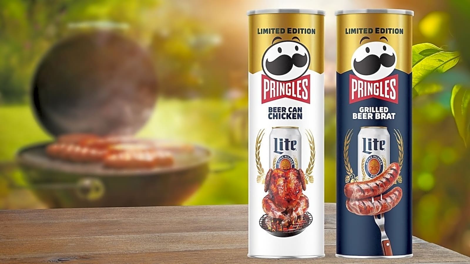 Pringles x Miller Lite Team Up for ‘Beer Can Chicken’ and ‘Grilled Beer Brat’ Flavored-Chips