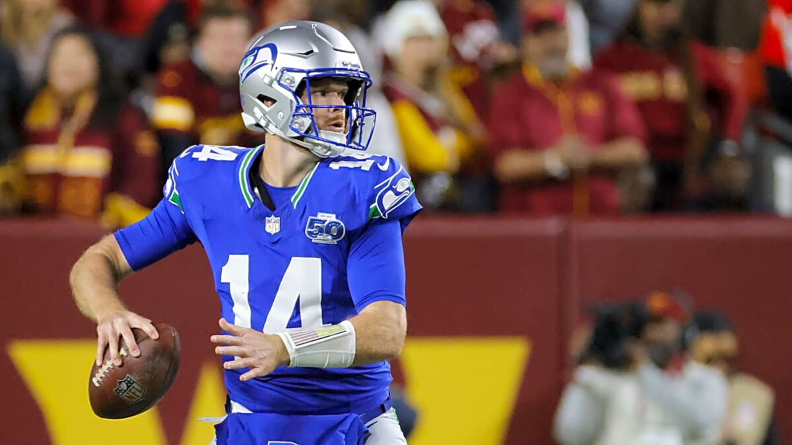 Unstoppable Sam Darnold ties bonkers Seahawks record vs. Commanders