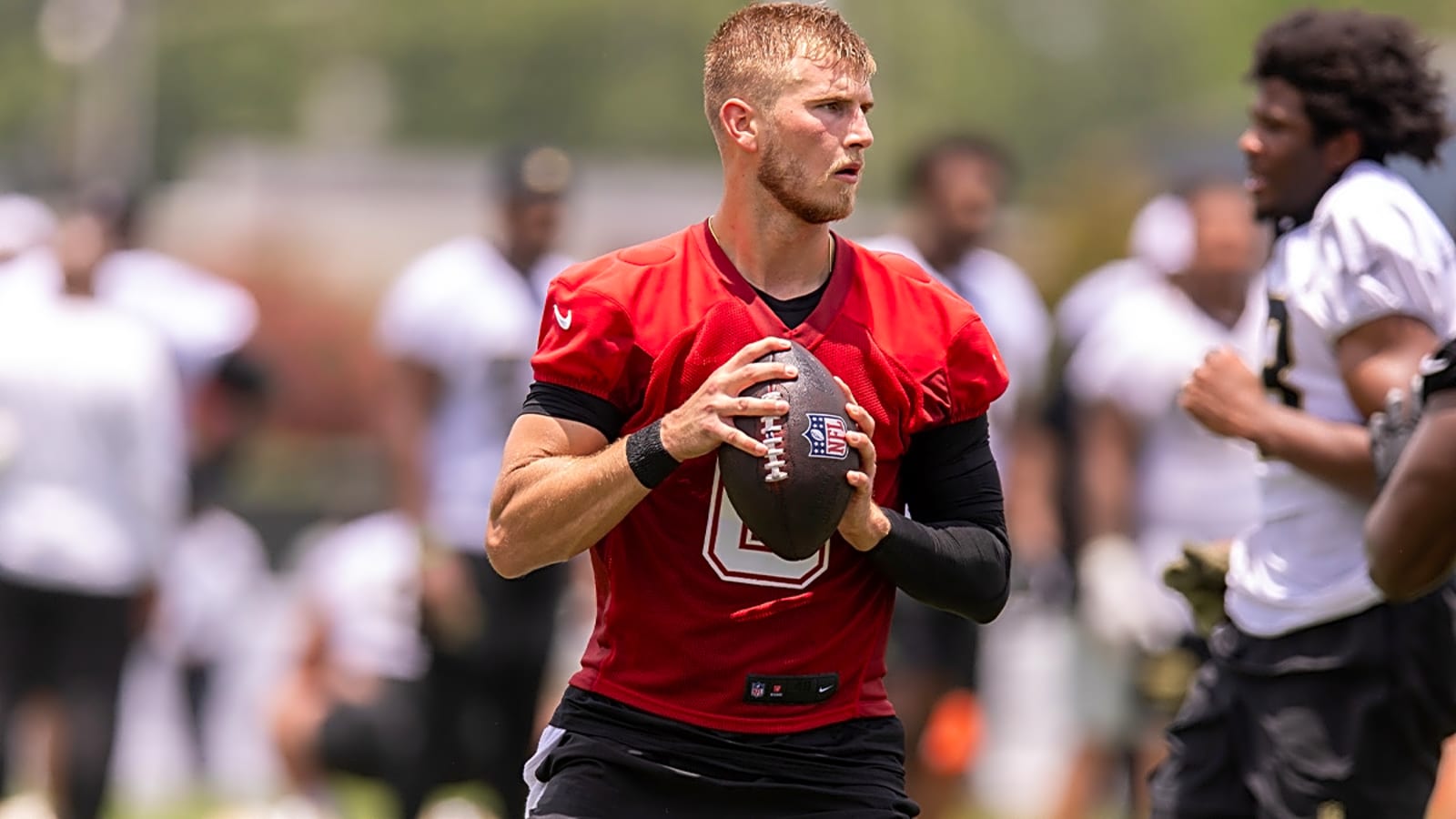 Saints’ guard gives Tyler Shough reality check despite draft position