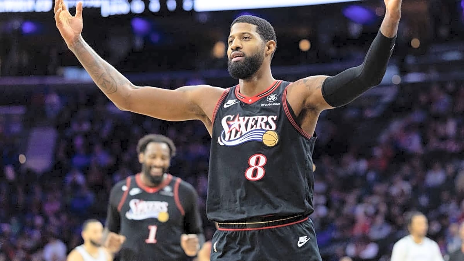 76ers’ Paul George Has Perfect Reaction to V.J. Edgecombe’s Game 2 Milestone