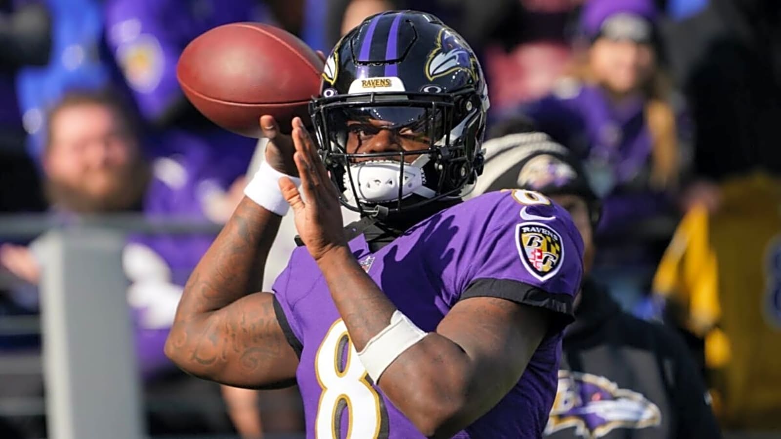 Watch: Lamar Jackson Smashes His Helmet in Frustration After Fumbling the Ball Away Against Chiefs
