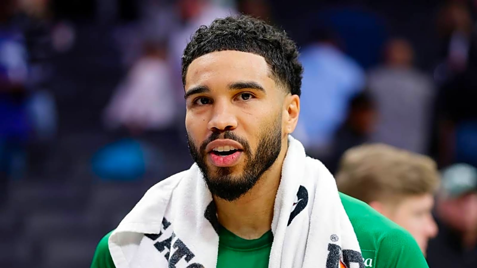 Jayson Tatum Reacts to Derrick White Announcement on Thursday