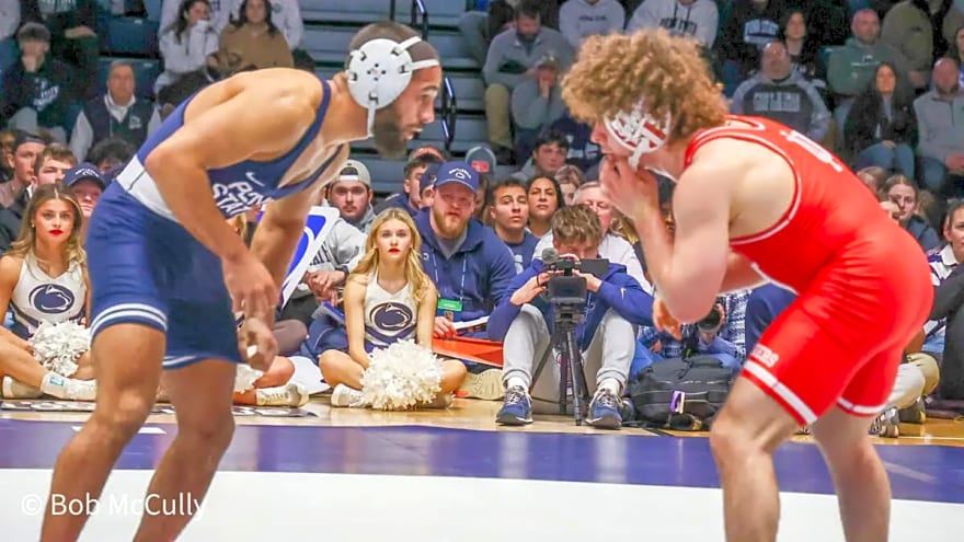 What time, TV channel is Saturday Session of 2026 Big Ten Wrestling Championships?