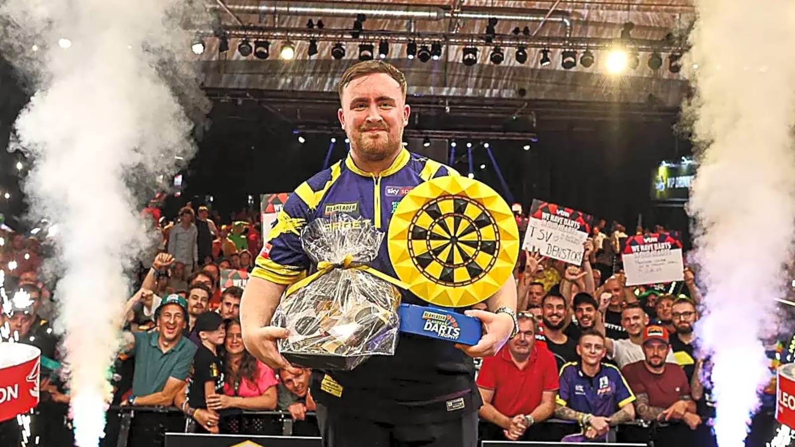 'I back myself with or without the darts' - Luke Littler uses one shot to shine winning Flanders Darts Trophy in dramatic scenes