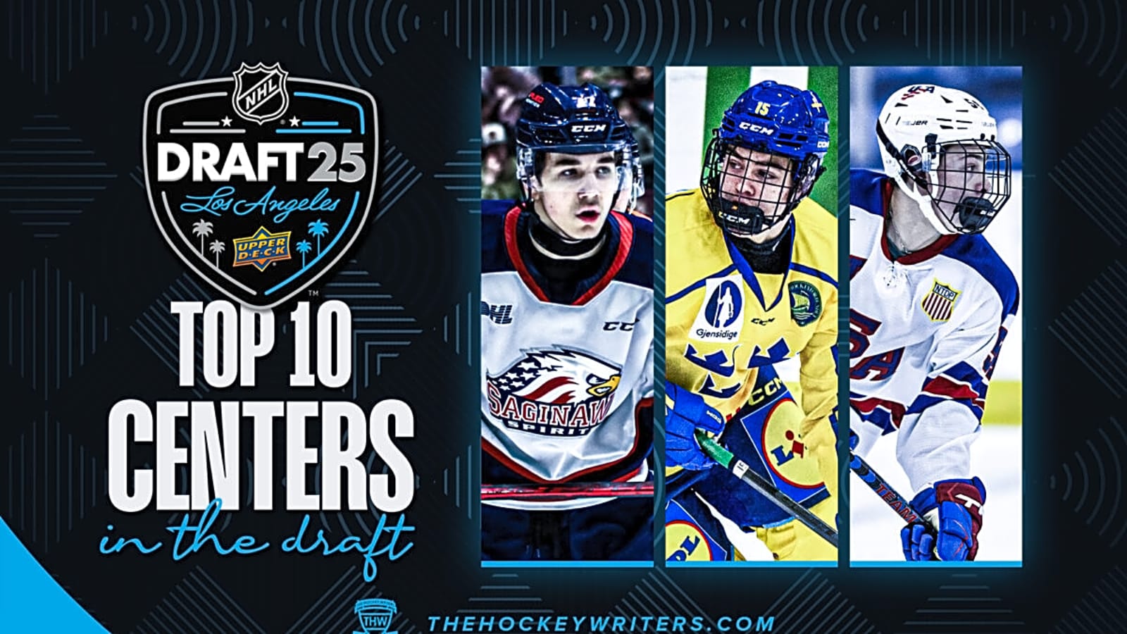Top 10 Centers in the 2025 NHL Entry Draft