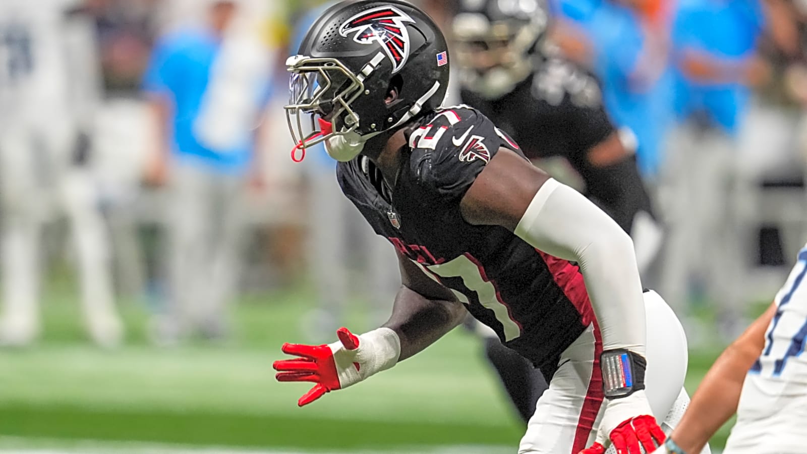 Falcons head coach Raheem Morris makes it clear how the team feels about former Vols DL James Pearce ahead of final preseason game