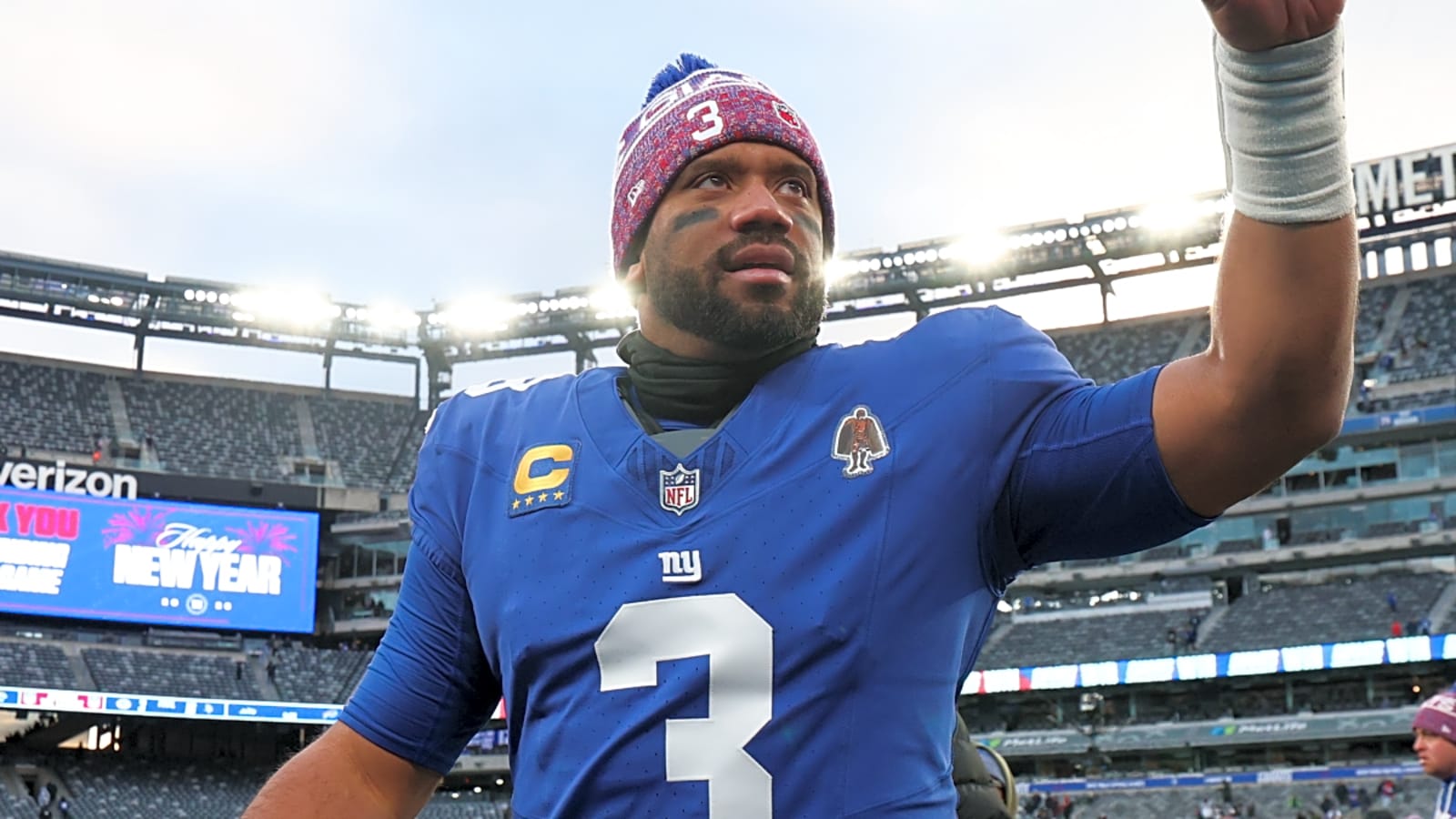Giants QB Russell Wilson Reacts to Personal Announcement