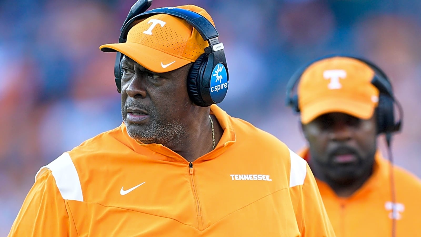 Tennessee defensive coordinator Jim Knowles leaves no doubt on how he feels about Vols defensive line coach Rodney Garner