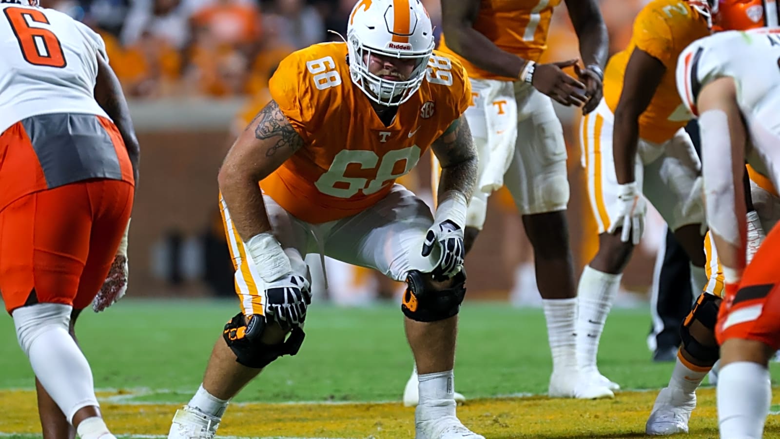 Former Tennessee Vols offensive lineman Cade Mays is in a position this offseason that no one saw coming