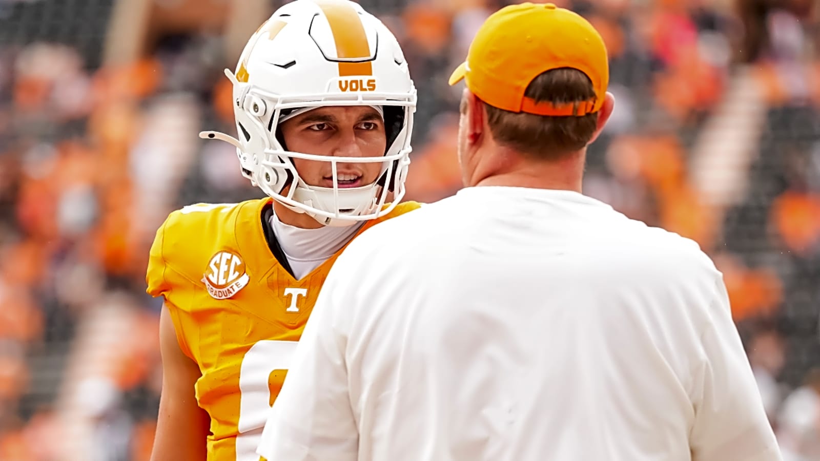 Former Alabama QB Greg McElroy gives the Tennessee Vols some in-season bulletin board material