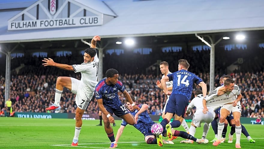 Fulham midfielder admits Arsenal put them under too much pressure