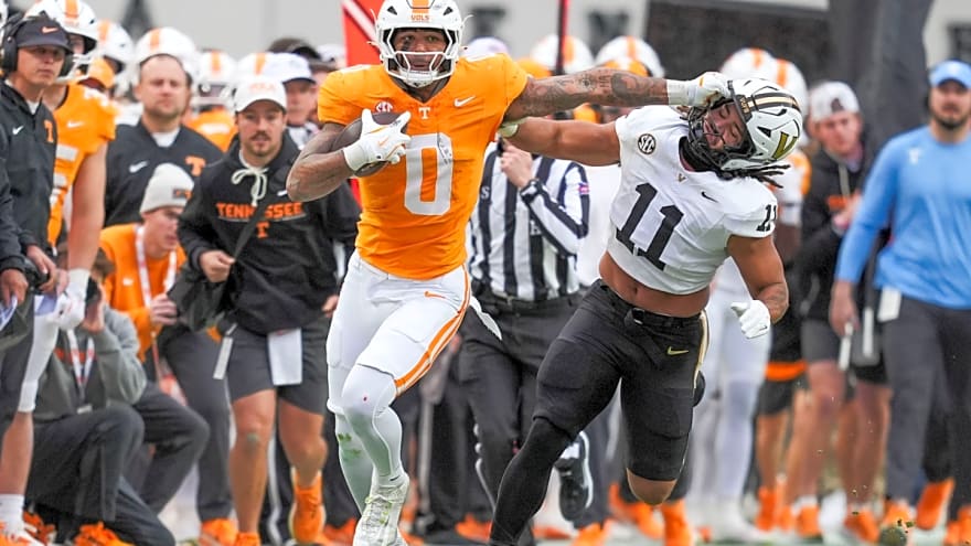 Which bowl game the Tennessee Vols could be playing in after finishing regular season with a loss to Vanderbilt