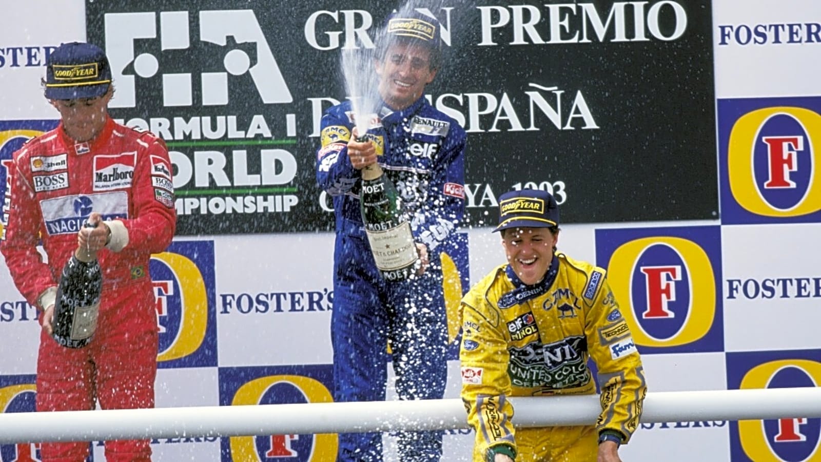 The Only Time Senna, Schumacher, and Prost Shared an F1 Podium Was 32 Years Ago Today