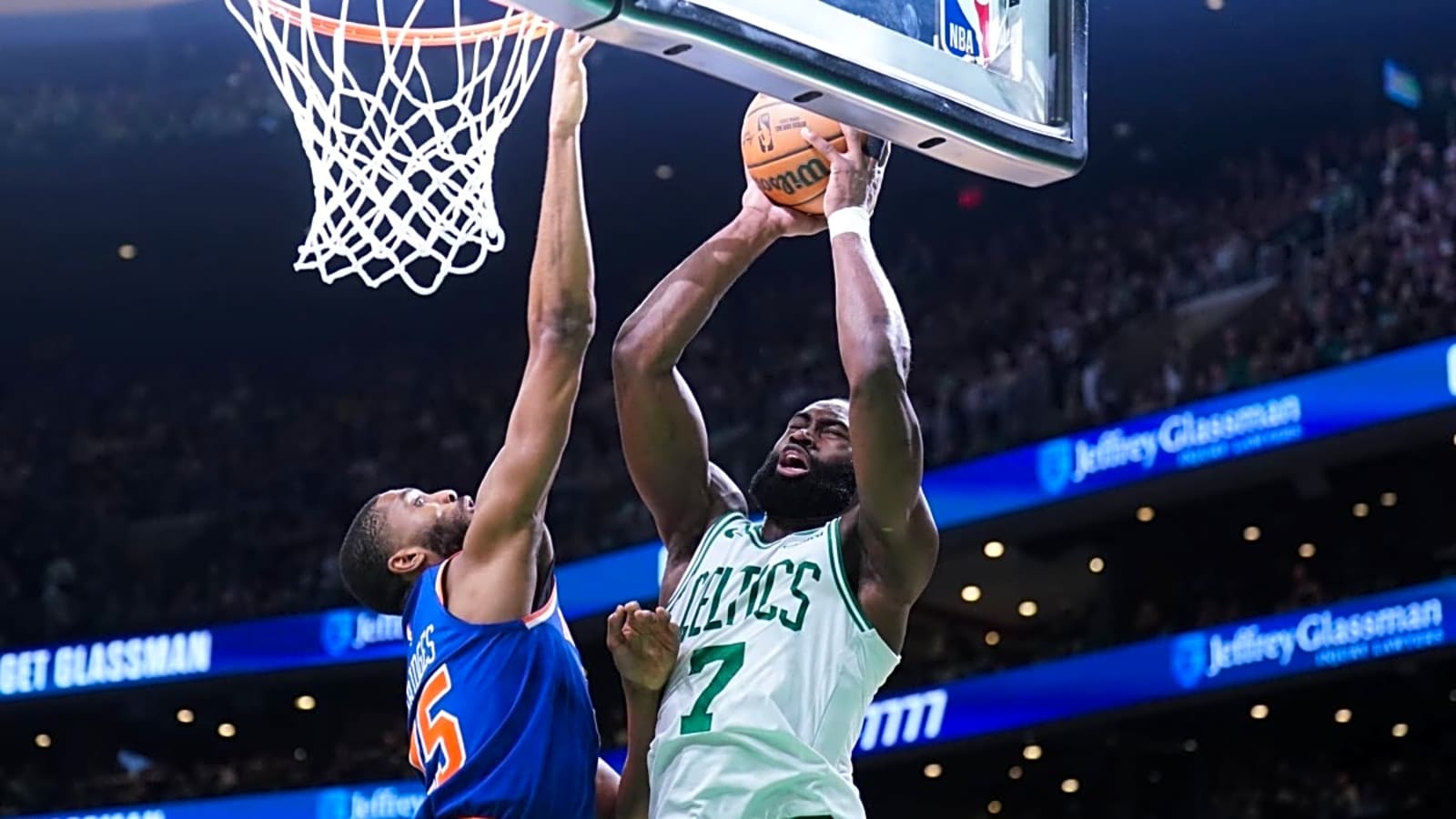 Jaylen Brown Discredits Knicks&#39; Defense Despite Celtics Missing 45 Shots From Three-Point Line In Game 1