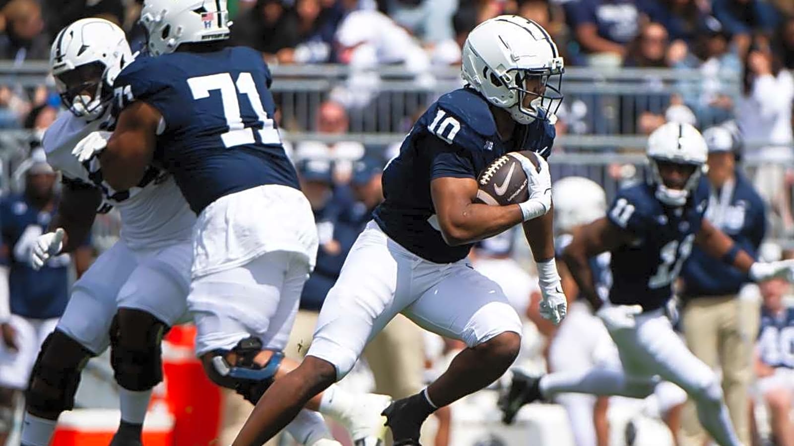 Penn State five star recruit committed for the 2027 class set some concerning visits for the fall