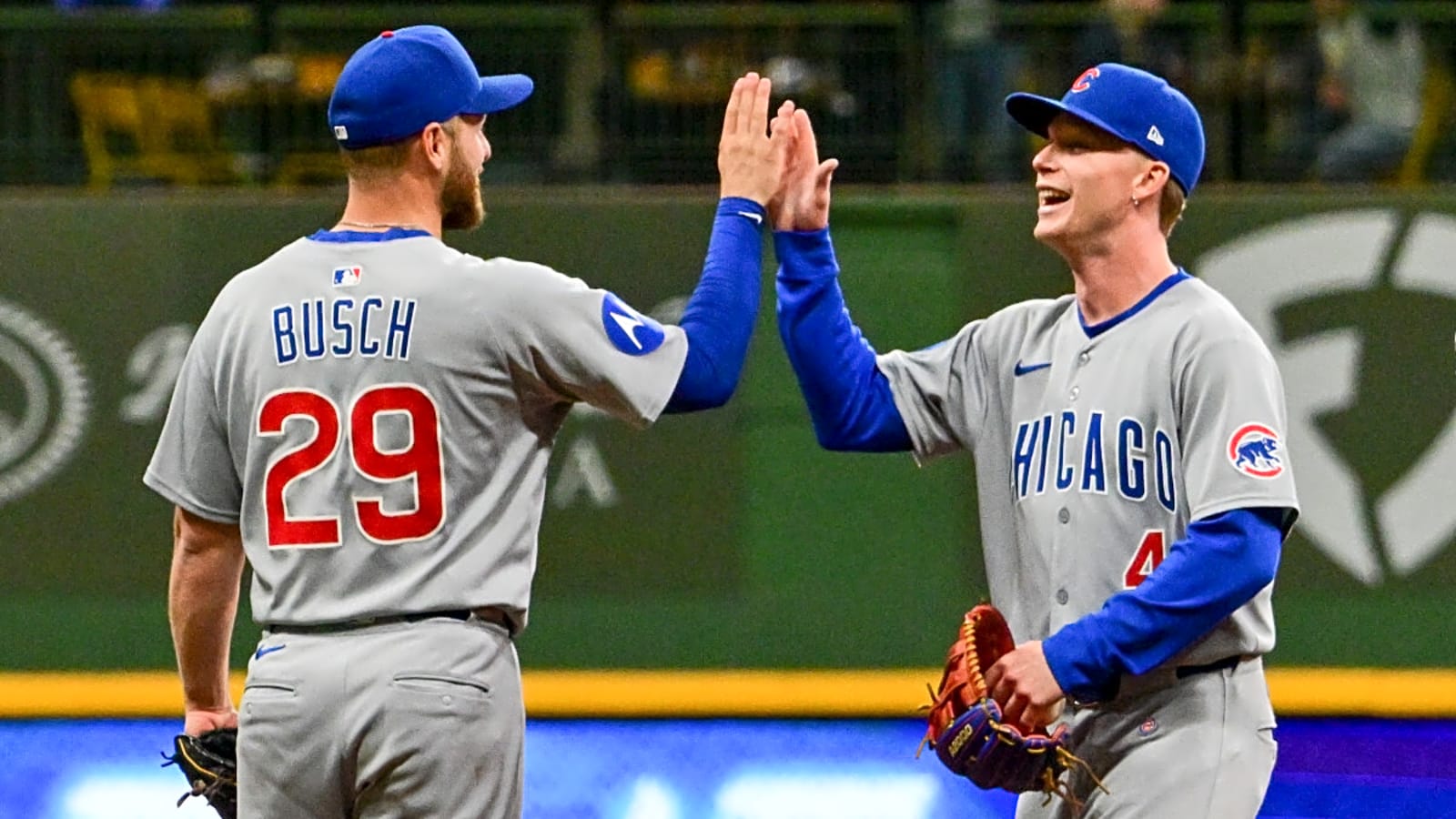 Cubs Hammer Brewers in Game One of Series