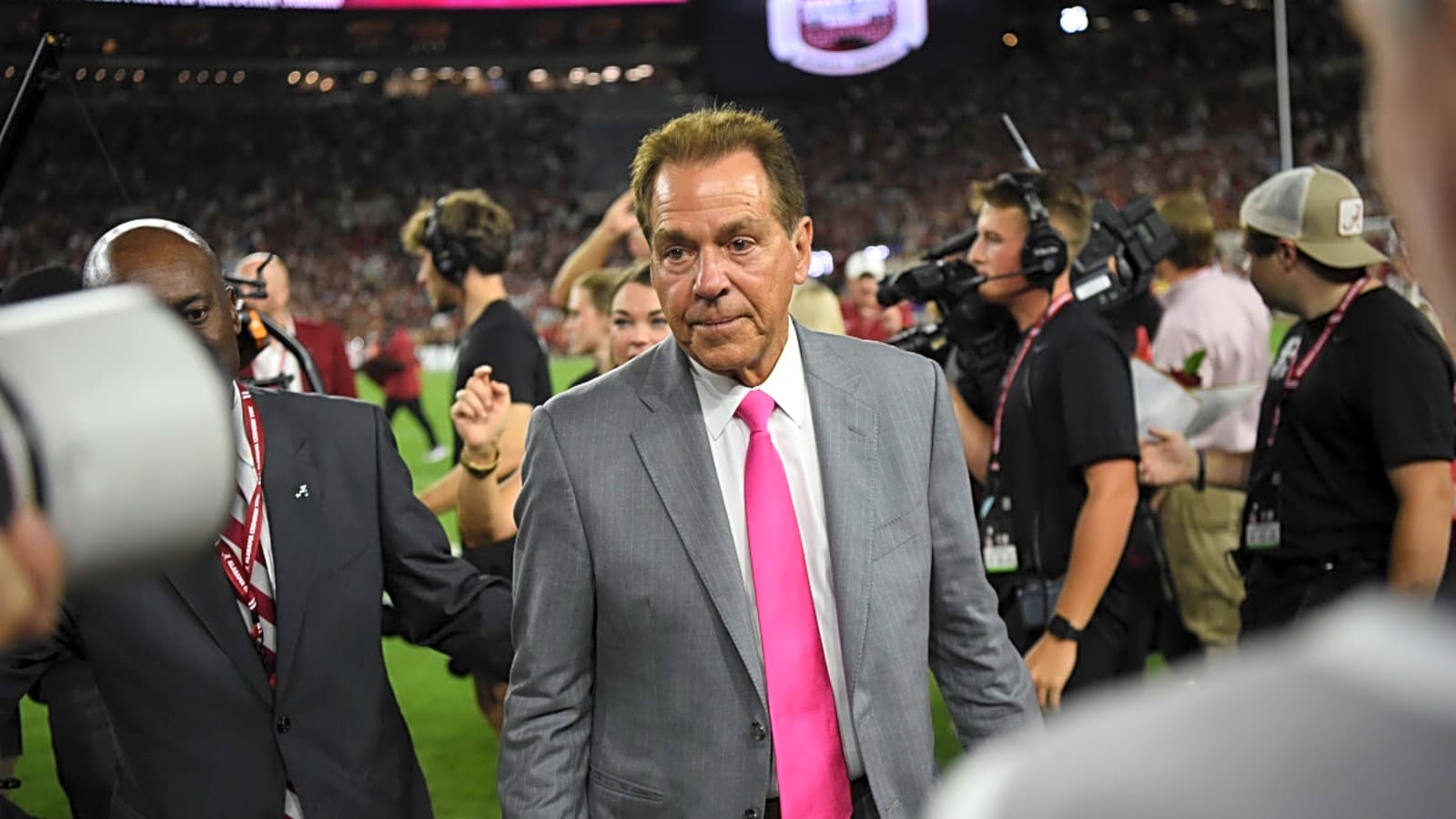 Nick Saban Does Something He&#39;s Never Done Before at Alabama