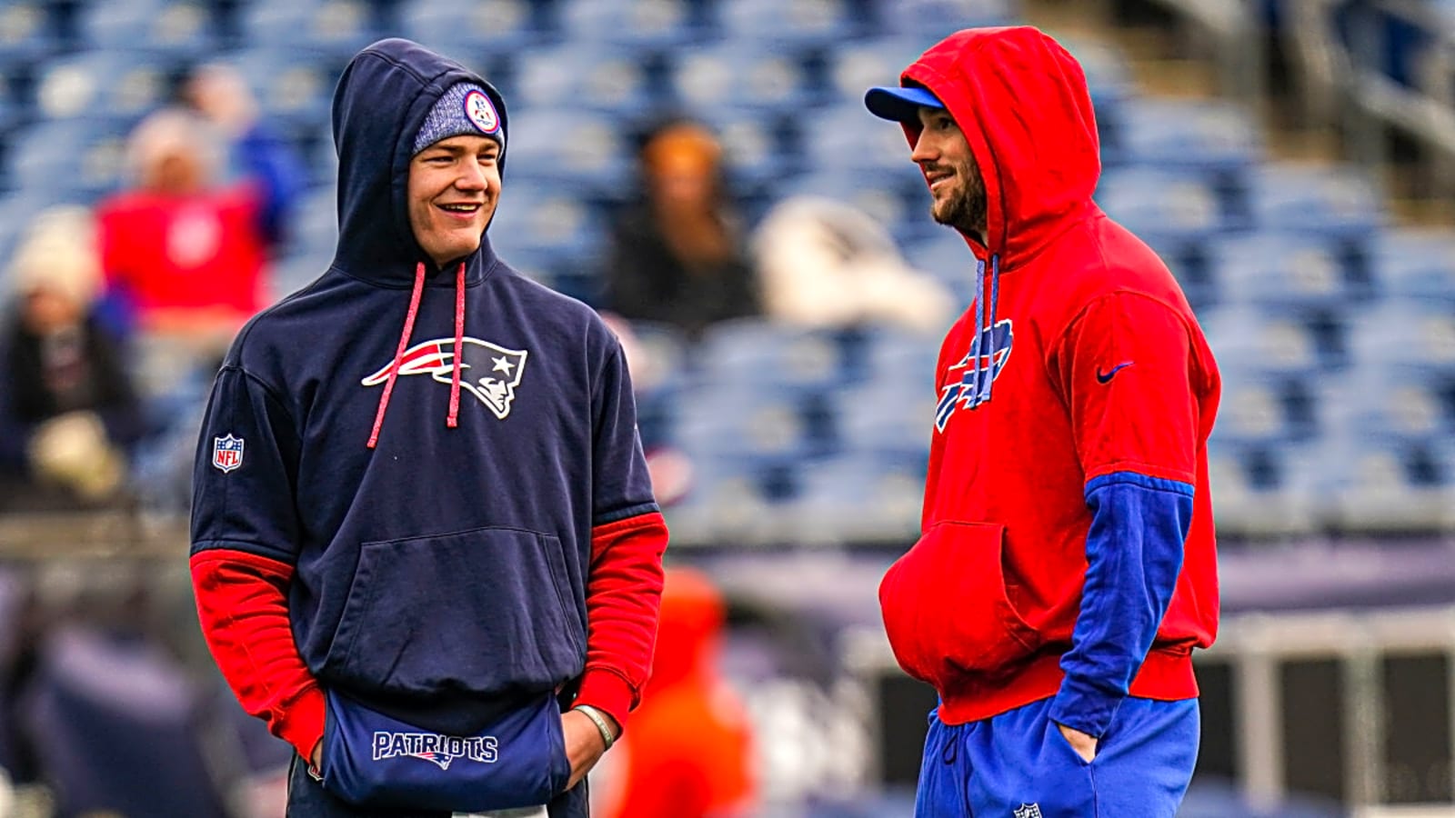 Josh Allen Details How Stefon Diggs Will Elevate Patriots&#39; Drake Maye