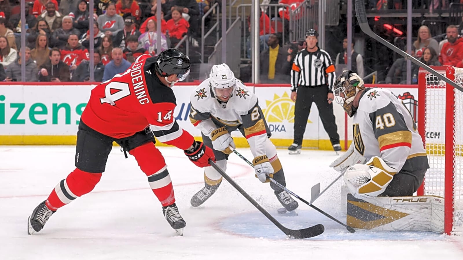 Golden Knights Hand Devils Second Straight Shutout Loss