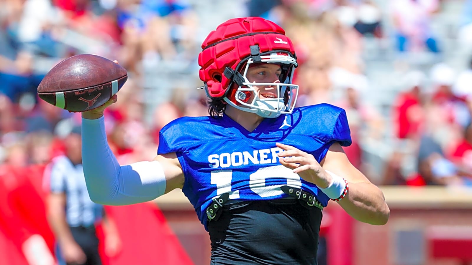 New Oklahoma QB Comments on Red River Shootout Against Texas