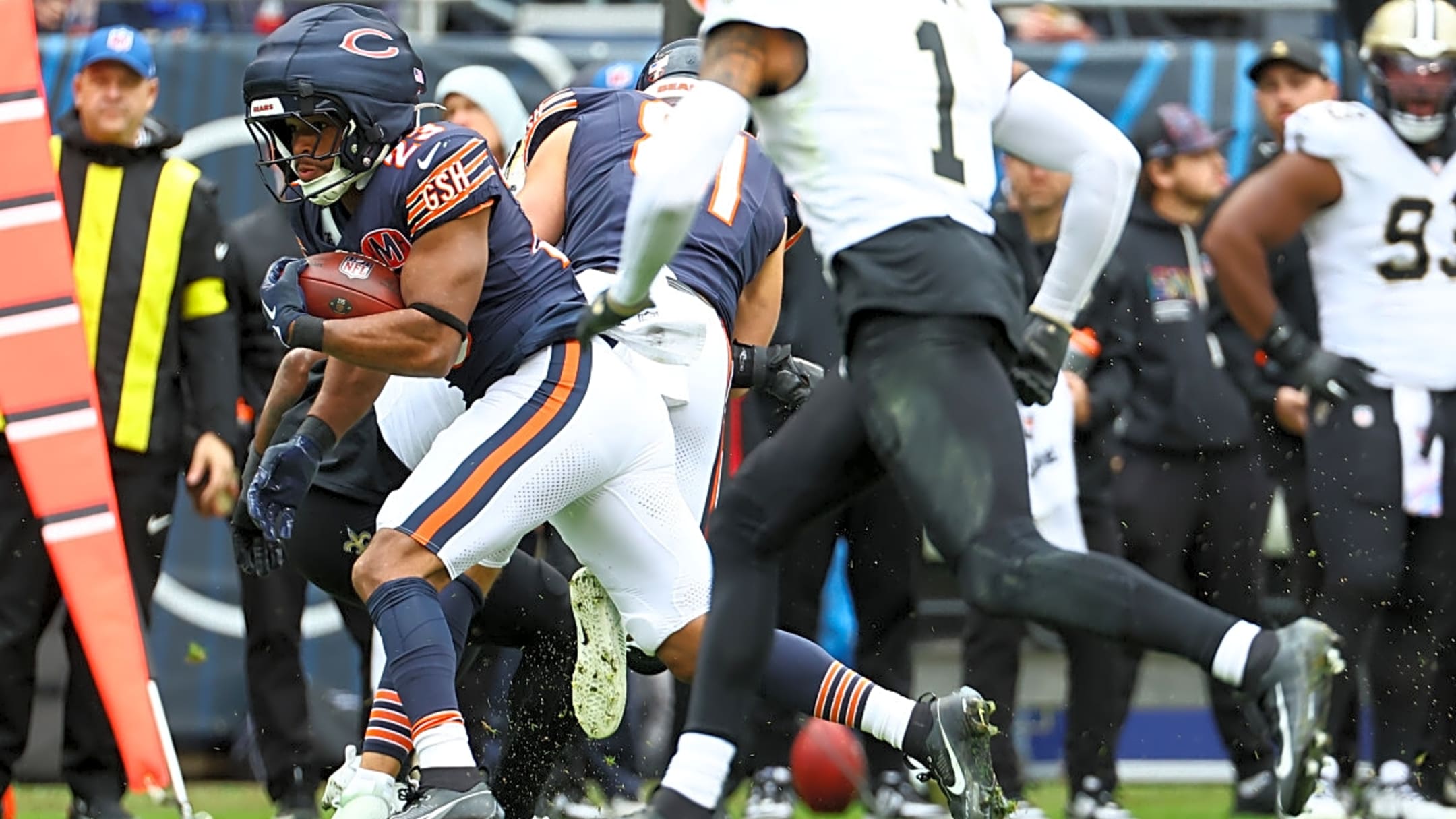 Ben Johnson explains the appropriately named play-call that was used for Roschon Johnson's lone offensive snap in Week 7