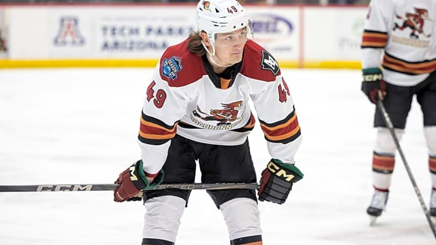 Roadrunners’ Miko Matikka Turned Early Struggles Into Success With First AHL Goal