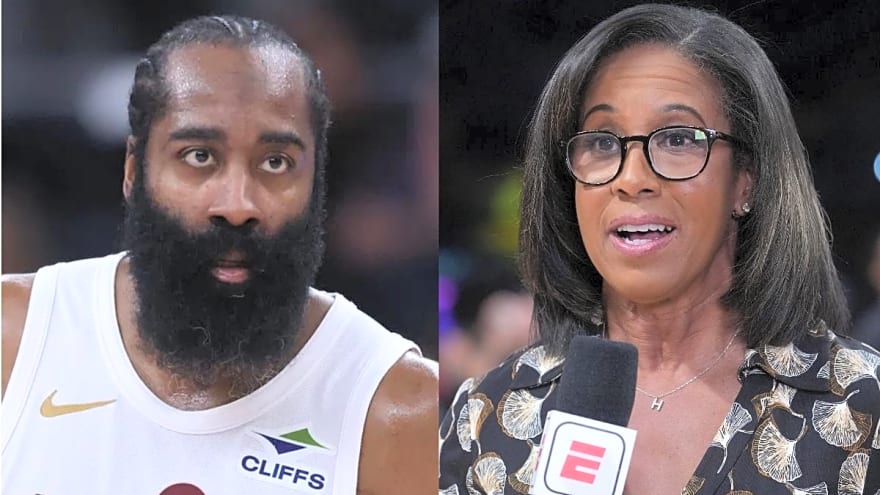 Mics Catch Lisa Salters Urging James Harden to ‘Work on Free Throws’ as Cavs Star Admits Missed Opportunity vs. Pistons