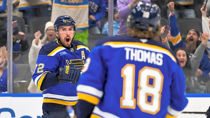 Justin Faulk’s 2nd Period Goal Seals the Deal for the Blues Over the Jets