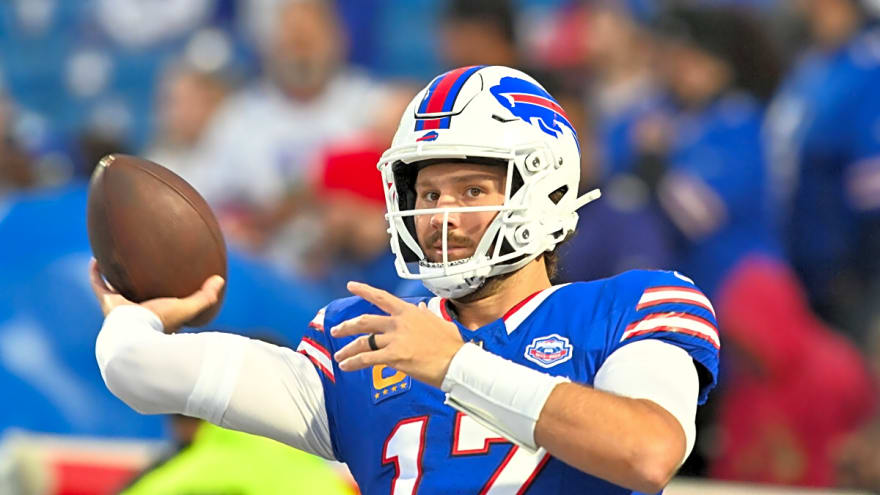 Bills' Josh Allen is all smiles and gets exactly what he's been desperately needing in latest 4-round NFL mock draft