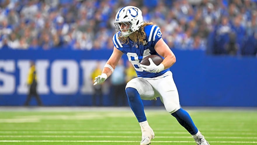 Latest injury update puts Tyler Warren in danger of missing the Colts Week 13 matchup against the Texans