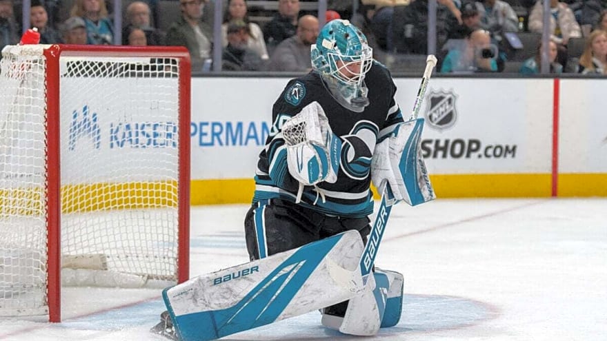 One Weakness the Sharks Didn’t Fix This Summer Is in Net