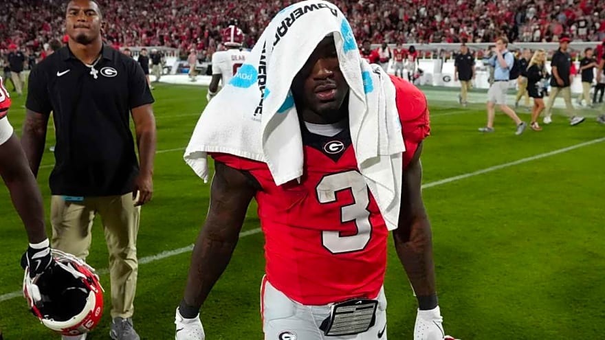 Georgia Bulldogs HC Kirby Smart reveals how Nate Frazier is working through fumble issues, but no mention of Chauncey Bowens