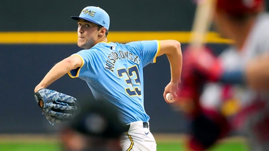 Brewers’ Jacob Misiorowski sets the record straight on where he stands with bat tosses
