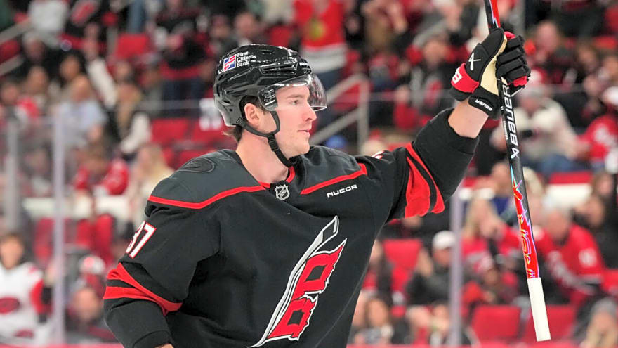 Svechnikov & Aho Power Hurricanes to 4-3 Overtime Win Over Canucks