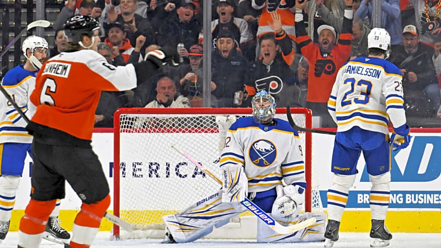 Flyers Soar Past Sabres For 4th Win in 5 Games