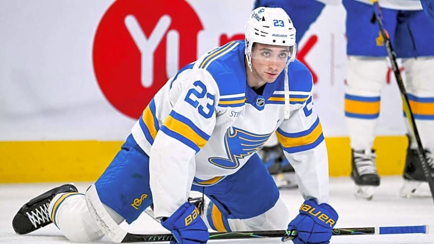 Logan Mailloux Has One Season to Prove His Future With Blues