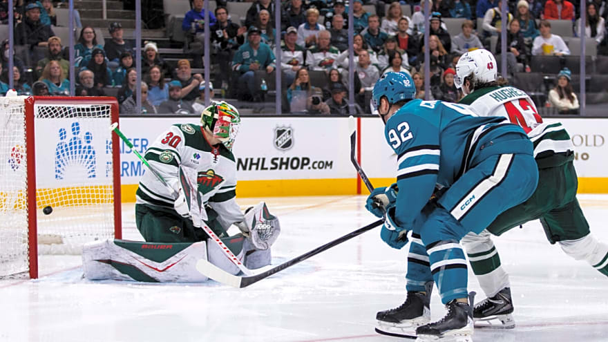 Wild rally in third period but come up short against Sharks in shootout