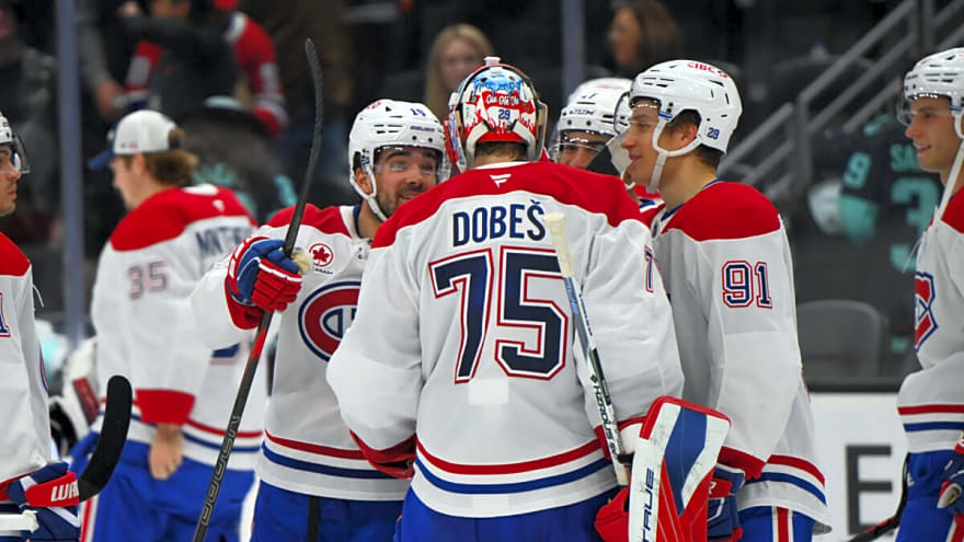 Canadiens’ Jakub Dobes’ Hot Start Earns Him 3rd Star of the Month Honours