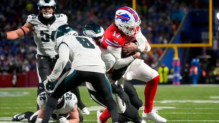 Eagles both ended an impressive Josh Allen streak and kept another one alive with impactful win over Bills in Week 17