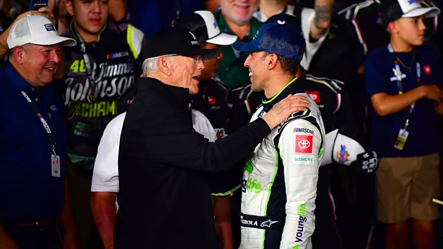 Aric Almirola’s Promise To Coach Gibbs After Xfinity Vegas Win