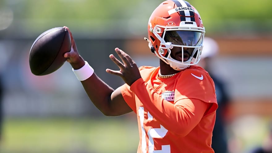 Shedeur Sanders had interesting changes at Browns camp